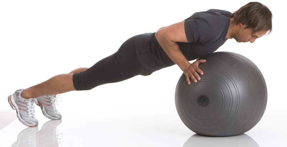 Togu Powerball Challenge Abs Ball - Silver- Grey, 55- 65 cm, Silver-Grey, 55-65 cm - Image 4