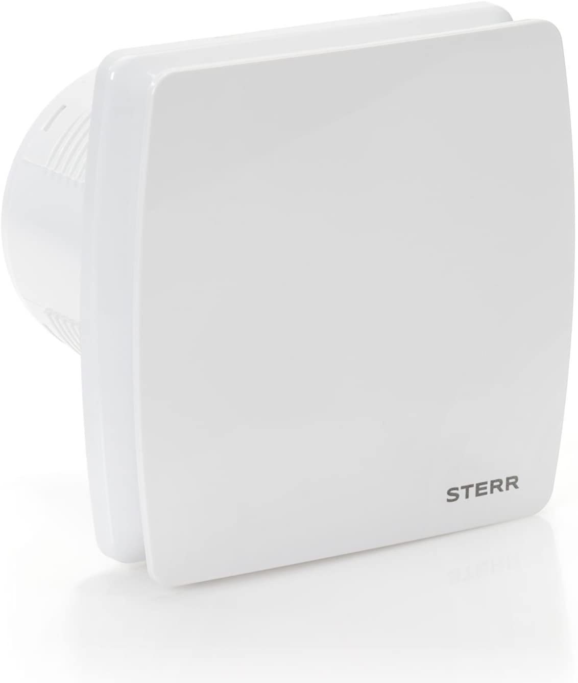 STERR Bathroom Extractor Fan LFS100-Q 100 mm with Backdraft Shutter White - Silent Bathroom Fan