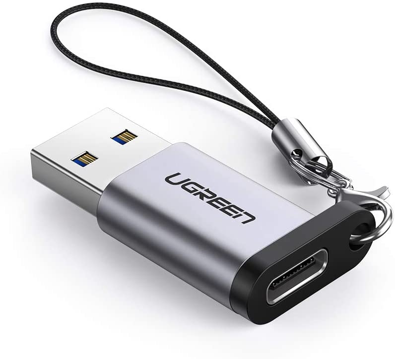 UGREEN USB to USB C Adapter, 10Gbps USB Male to Type C Female Adaptor