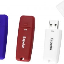 Espeon 3-Pack 32GB USB 2.0 Flash Drive, Classic colours - White, Blue, Red
