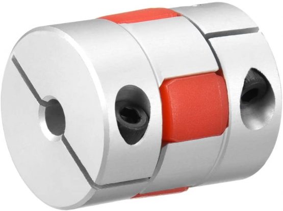 sourcingmap Shaft Coupling 5mm to 5mm Bore L30xD25 Flexible Coupler Joint for Servo Stepped Motor