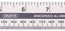 Draper 52191 Aluminium Rule, 300mm x 30mm