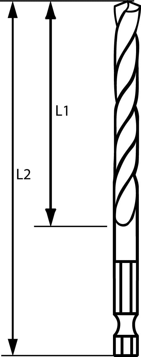 Bosch 5x PRO Metal HSS-G Hex Twist Drill Bit Set (for Non-ferrous metals, Steel, diameter 2,0, 3,0, 4,0, 5,0, 6,0 mm - Image 4