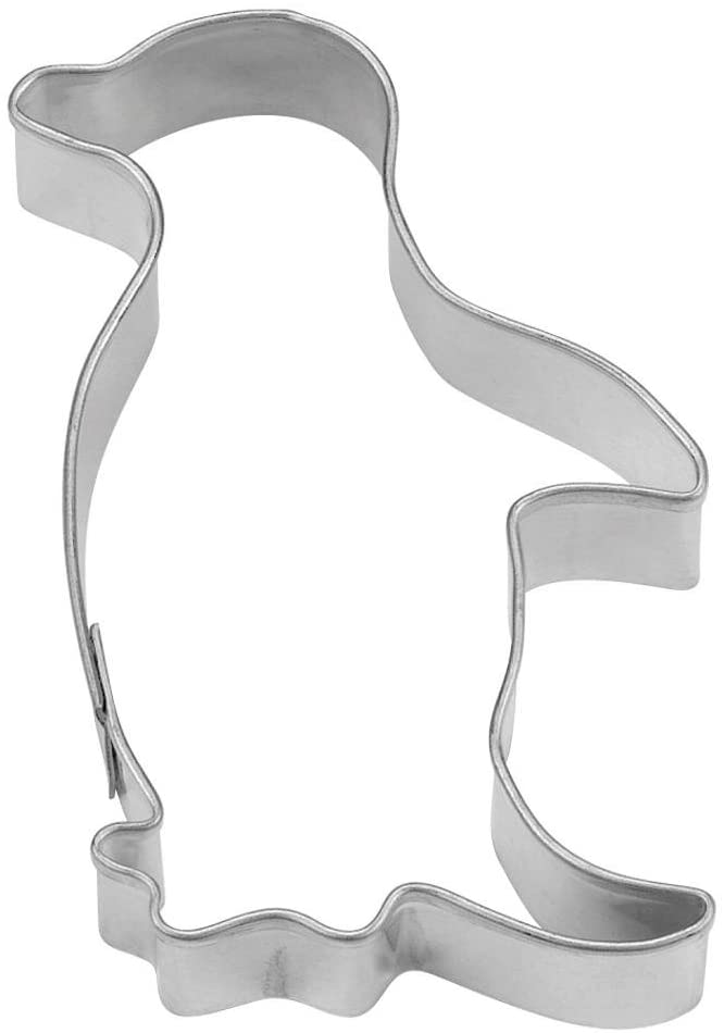 Staedter Penguin Cookie Cutter, Silver, 7 cm