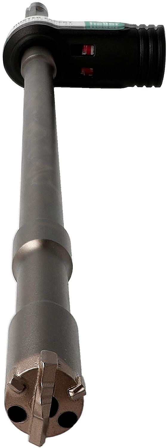 Heller Tools 1818 Hammer Dust Extraction Drill bit, Black-Grey, Set 3-pcs. Ø 6/8/10 mm incl. Adapter - Image 4