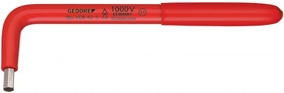 Gedore VDE hex Key Male Folded 4 mm – V 42 4