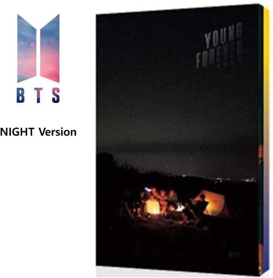 BTS Young Forever (Night version) In The Mood For Love Special Bangtan Boys Album 2 CDs+Poster+Photobook+Polaroid Card+Gift (Extra 6 Photocards Set)