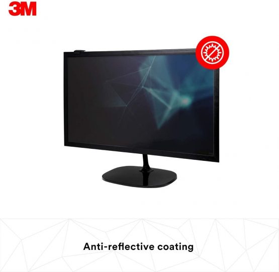 3M PF320W Lightweight Framed Privacy Filter for 20 inch Monitors - Black - Image 2