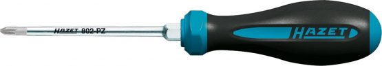 HAZET 802-PZ2 Pozidriv Profile PZ HEXAnamic Screwdriver - Multi-Colour