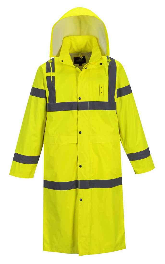 Portwest H445 Men's Waterproof Hi Vis Raincoat