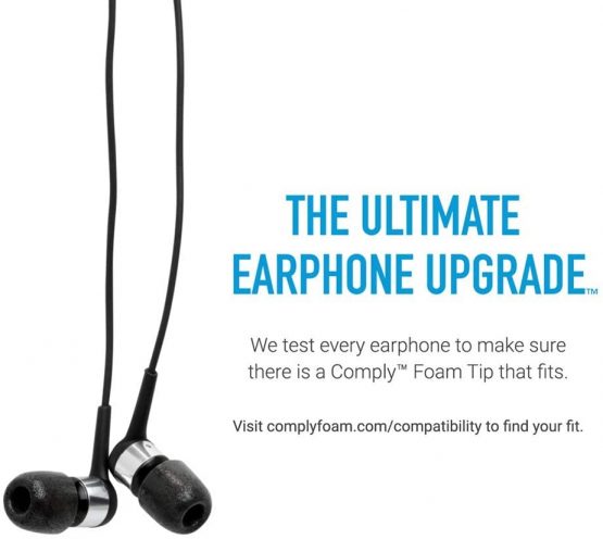 COMPLY Tx-200 Isolation Plus Black Earbud Tips - Small x3 - Image 2