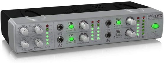Behringer MINIAMP AMP800 Mini Amp 4 Channel Stereo Headphone Amplifier - Image 4