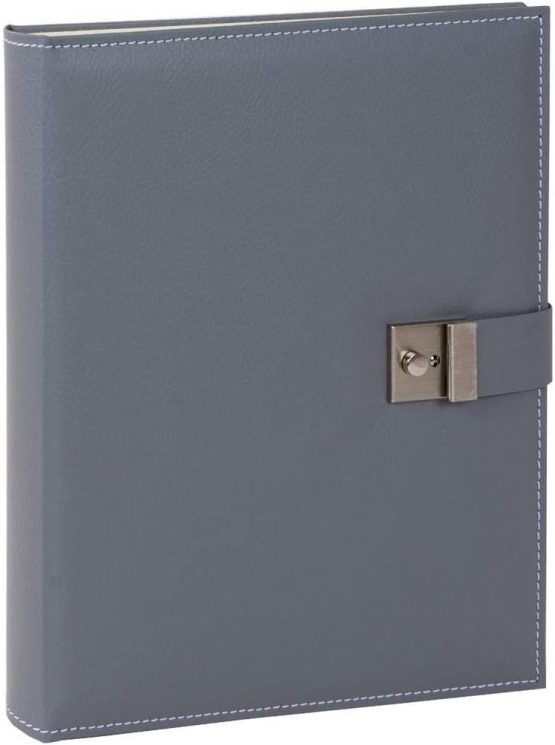 Goldbuch Cezanne Photo Album 30 x 31 cm 100 White Pages with Protective Sheet, Faux Leather 26x34 cm stone - Image 2