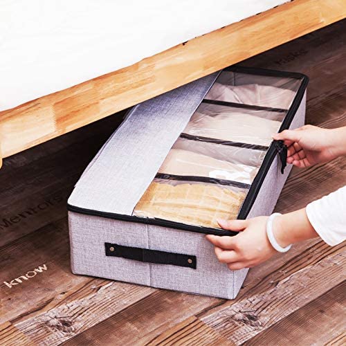 ApisNest Multifunction Foldable Storage Bag Under Bed Box Adjustable