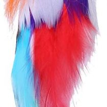 JAKAGO Cat Toys Realistic Bird Kitten Chase Dangle Toy Soft Feather Handmade Imitate Sparrow Simulate Parrot Stimulate Pet Instincts (Orange)