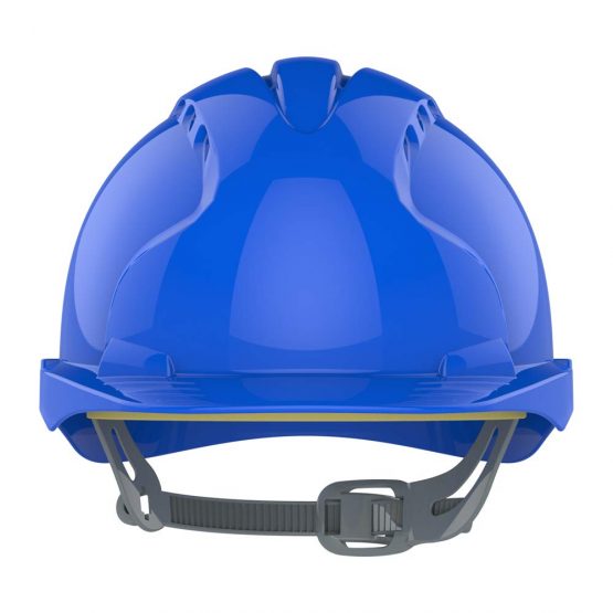 EVO2 Safety Helmet with Slip Ratchet - Blue - Vented (JSP AJF030-000-500) - Image 2