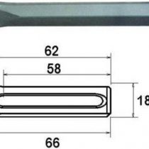 Faithfull FAIMAXC400 Chisel 400 mm SDS-max