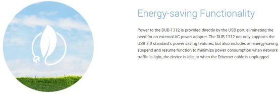 D-Link DUB-1312 Super-Speed USB 3.0 to Gigabit 10/100/1000 Mbit/s Ethernet Adapter - Image 4