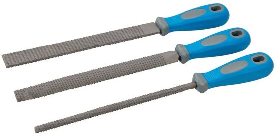 Silverline MS104 Wood Rasp Set 3pce 200 mm
