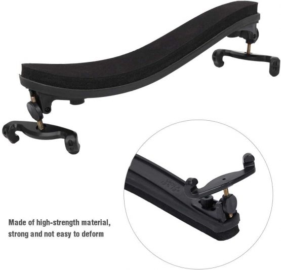 Violin Shoulder Rest Sponge, Viola Shoulder Rest High Strength Adjustable Plastic Violin Shoulder Holder Musical Instrument Accessories - Image 2