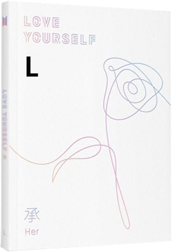 BTS Love Yourself Her (L version) Album Bangtan Boys CD+Poster+Photobook+Photocard+Mini Book+Sticker Pack+Gift (Extra 6 Photocards and 1 Double-Sided Photocard Set) - Image 3