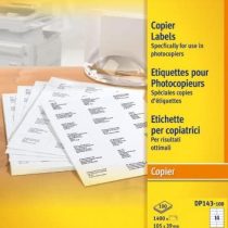 Avery DP143-100 Rectangular Photocopier Labels 105 x 39 mm Box of 1,400 White