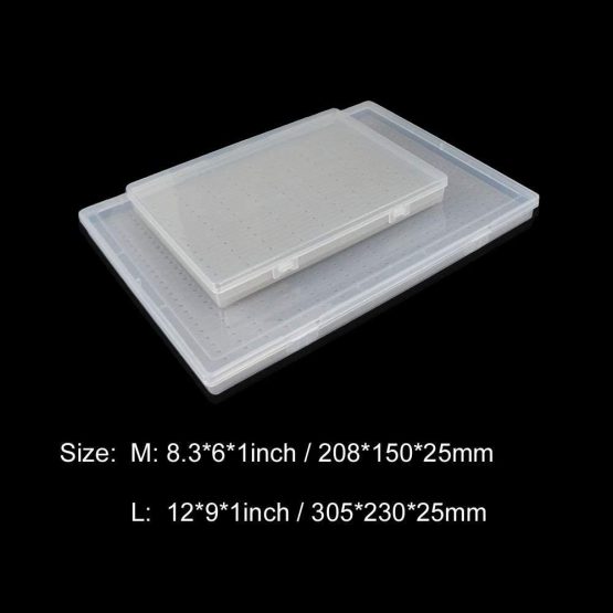 Aventik Fly Fishing Box Slim Fly Boxes Super Large Capacity Clear Lid Plastic Competition Fly Fishing Box - Image 2