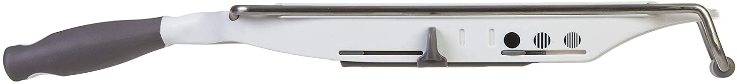 Progressive 10PL81100 PL8 Professional Hand Mandolin/Gourmet Slicer, Plastic/Stainless Steel , White, One - Image 3