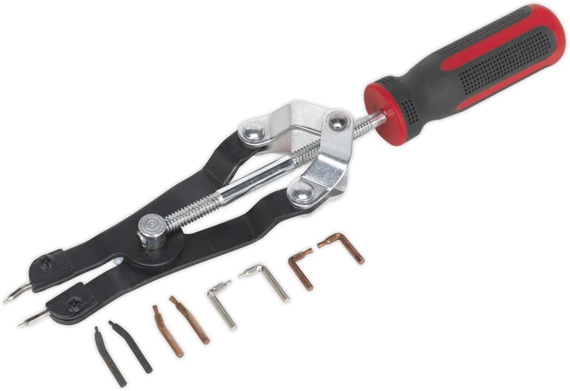 Sealey Ak8451 Circlip Pliers Professional Internal/External, Multicoloured