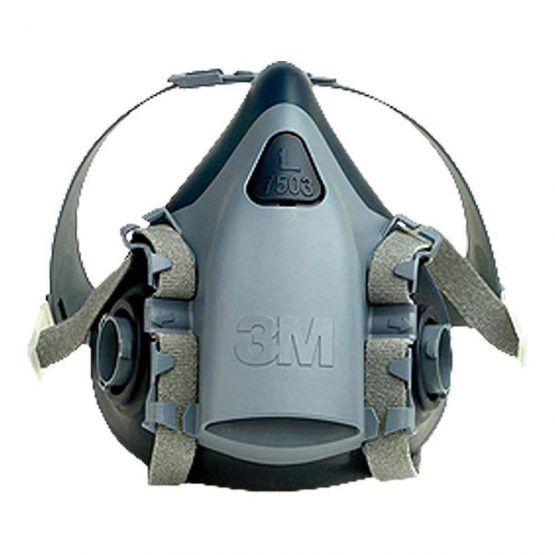 3M 7503 Soft Silicone Half Face Mask, Large