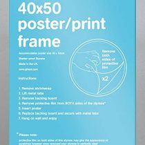 GB eye LTD FMMPA1SL , Silver Frame-Mini, 40x50cm-Eton, Wood, 40x50 cm