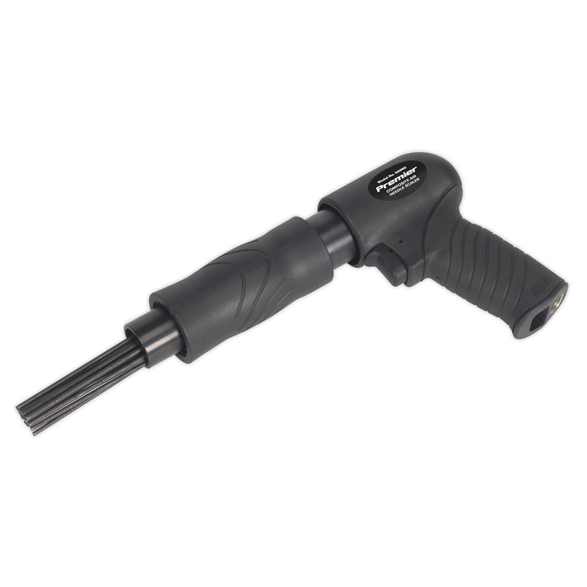 Sealey Sa660 Air Needle Scaler Composite Pistol Type, Black, 38mm
