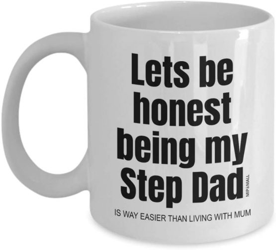 Gifts for Stepdad, Fathers Day Gift, from Step Daughter Son, Lets be