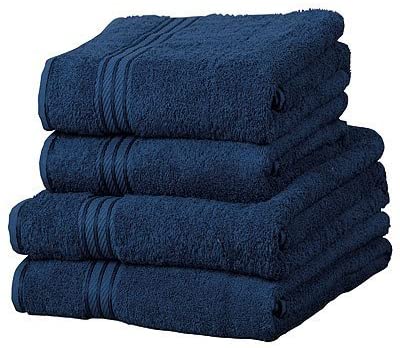 Linens Limited Supreme 500gsm Egyptian Cotton Bath Sheet, Navy