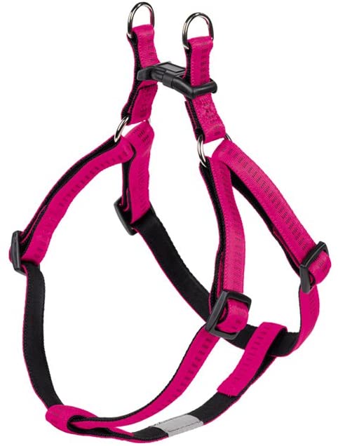 Nobby Soft Grip Dog Harness 60-86 cm/20 mm, Purple/Black, Fuchsia/Black, Länge 60-86 cm; Breite 25 mm