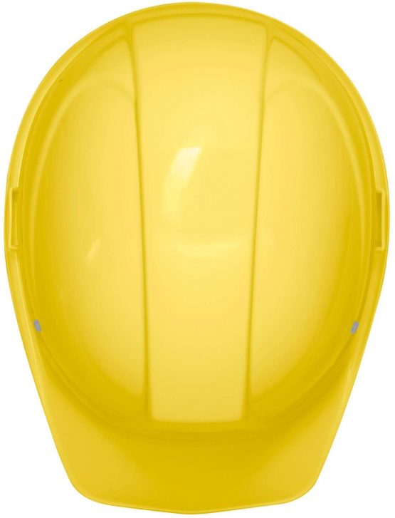 uvex superboss Safety Helmet | for the Construction Site | Industrial Protective Helmet DIN EN 397 | Construction Helmet in Unisize | Ventilated | Work Helmet - Yellow - Image 2