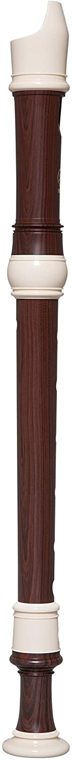 YAMAHA YRA-312B Recorder - Alto baroque fingering, simulated rosewood with white trim - Image 2