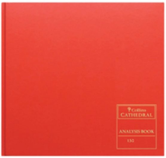 Collins Debden Ltd 061306 150 Series Cathedral Analysis Book, 7 Cash Columns, 297 x 315 mm, 96 Pages