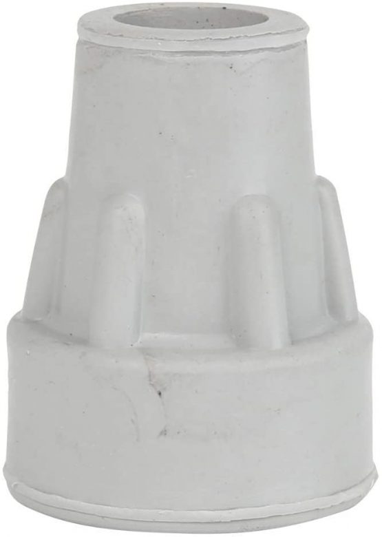 Days Heavy Duty Bell Shaped Ferrule, 22 mm (7/8"), Pack of 10, Grey, Walking Stick, Crutch, and Furniture Replacement Rubber Tip, Easy Attach Protection Cup (Eligible for VAT Relief in The UK)