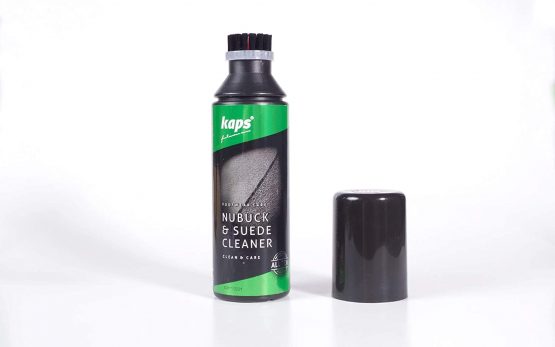 Nubuck and Suede Shoe Boot Cleaner with Brush Applicator Cap, Shampoo For All Colours, by Kaps, 75 ml - 2.53 fl. oz. - Image 3