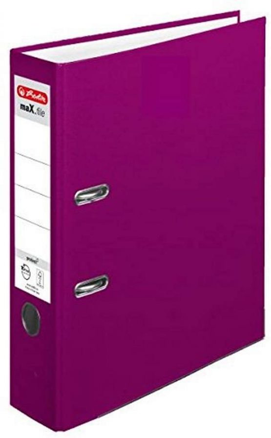 Herlitz 5480306 Lever Arch File A4 8 cm 8 cm BlackBerry
