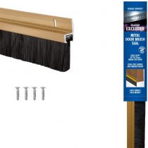 "STORMGUARD Gold 02SR0190838G 838mm Bottom of The Door Brush Strip Draught Excluder, "838mm (2'9")", 838 mm
