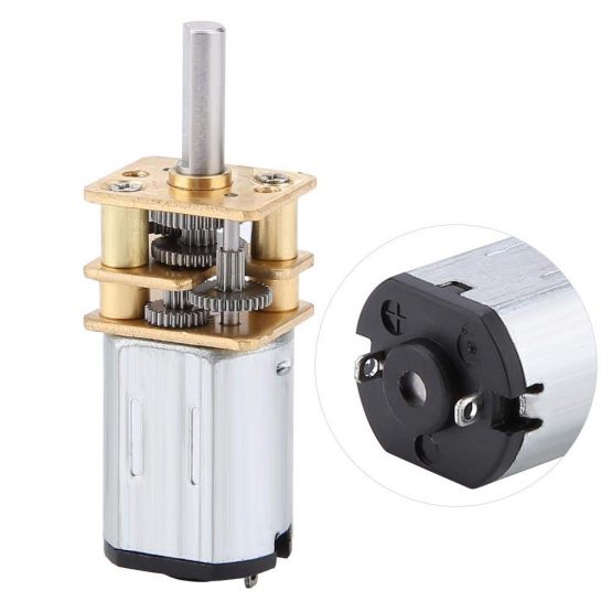 DC Geared Motor N20 DC 6V Brush 50RPM Electric Micro High Torque Speed Reduction Gear Motor With Metal Gearbox for Fan Electric Equipment - Image 2