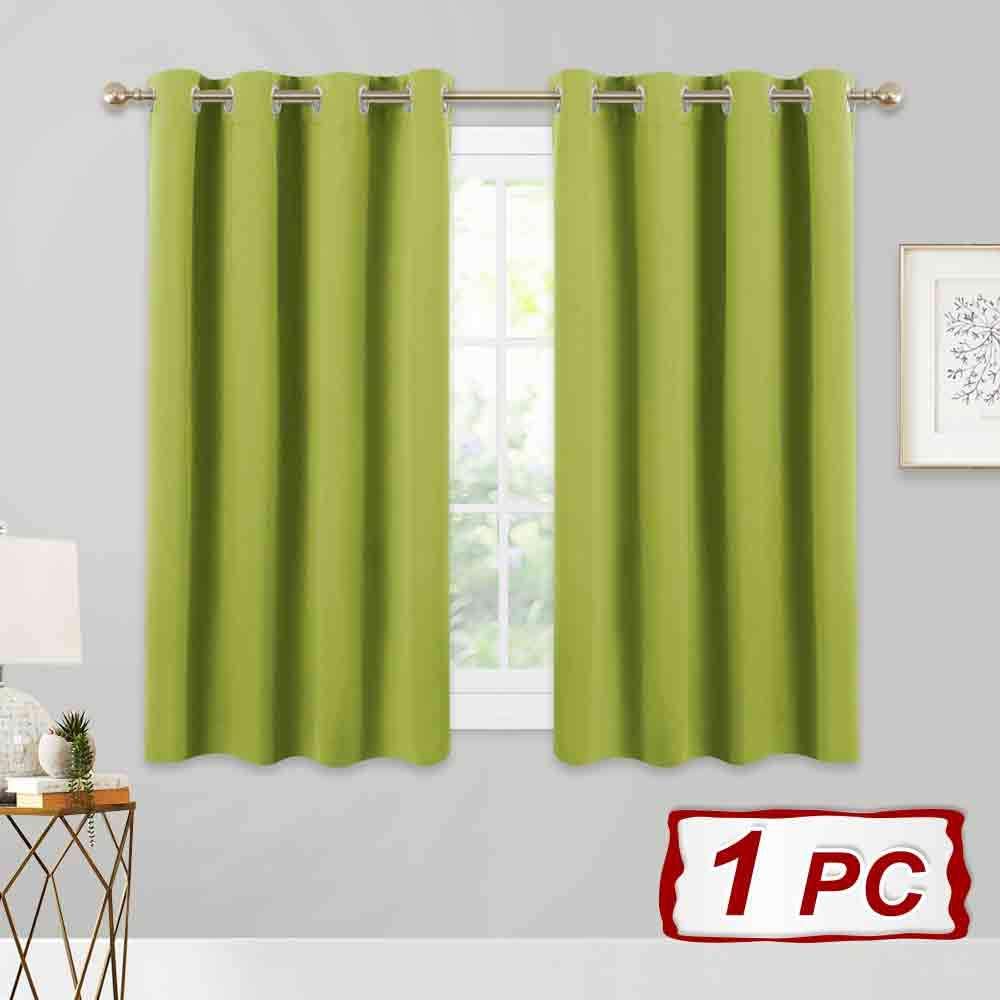 PONY DANCE 54 Drop Blackout Curtain, Window Blackout Eyelet Darkening Curtain Panel for Home Decor/Kitchen/Nursery, 1 Piece - Image 2