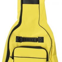 Accessotech Full Size Acoustic & Classical Guitar Padded Carrying Carry Case Bag Holder (Yellow)