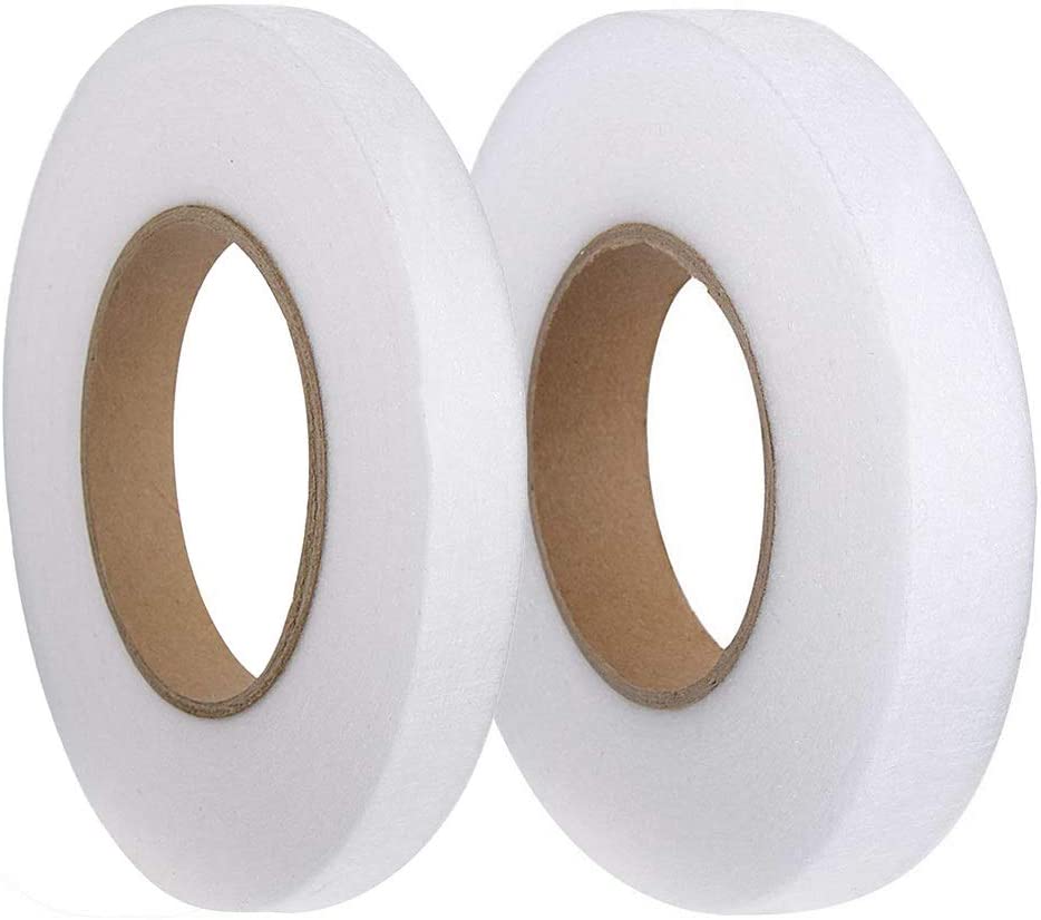 kuou 2 Rolls 70 Yard Hem Tape, Fabric Fusing Tape Adhesive Wonder 