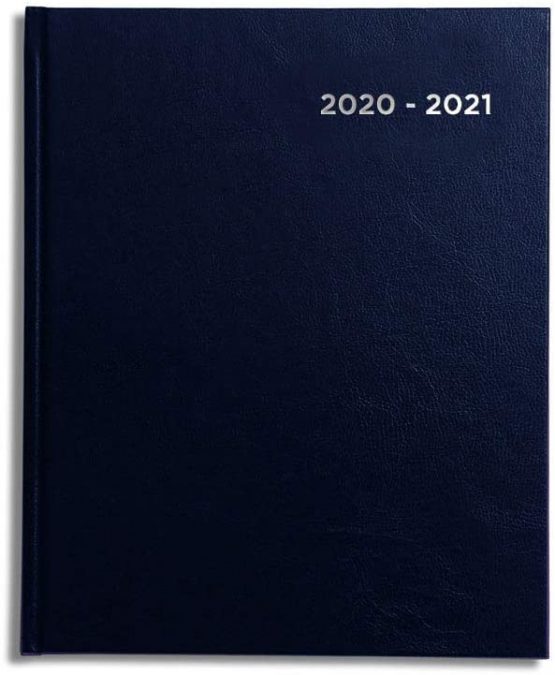 Pirongs Page-a-Day 2021-2022 Black Academic Diary (Slightly Wider Than A5)