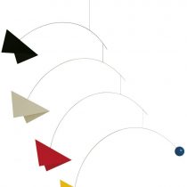 Flensted Mobiles Fatamorgana Mobile Steel 60 x 60 cm Multi-Coloured