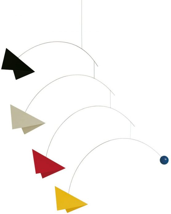 Flensted Mobiles Fatamorgana Mobile Steel 60 x 60 cm Multi-Coloured