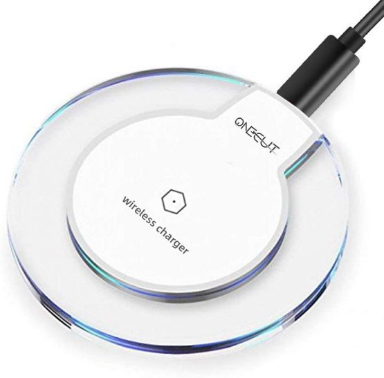 OneCut Upgrade Wireless Charger, Charge Stand for iPhone 12 Mini/12 Pro Max/11, 11 Pro, Max, XR, Xs Max, XS, X, 8, 8 Plus, 10W Fast-Charging for Galaxy S10 S9 S8 & More - Image 3